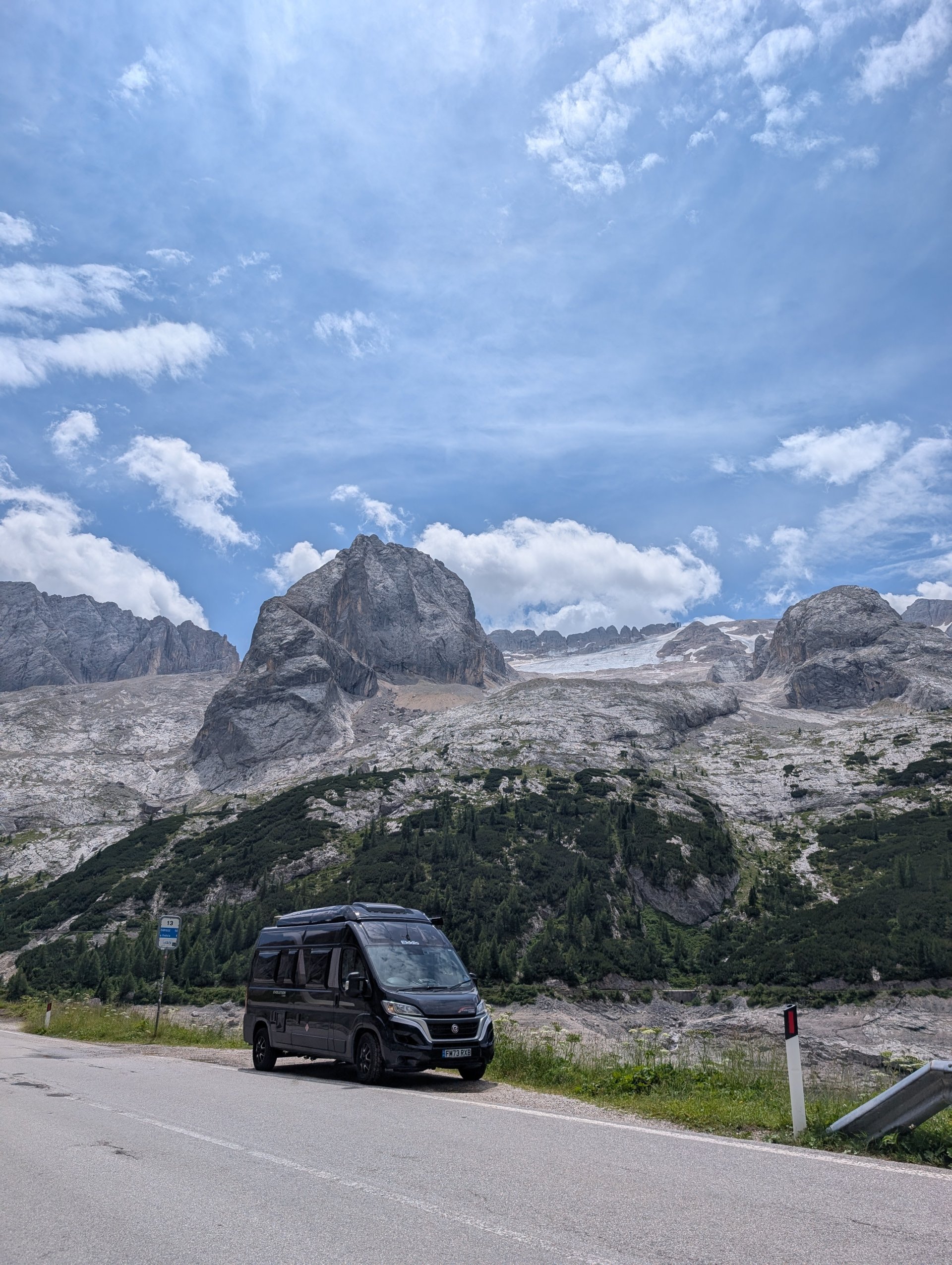 2023 Ebbw 4-Berth Campervan parked in scenic Welsh countryside